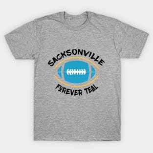 Florida Sacksonville Forever Teal T-Shirt